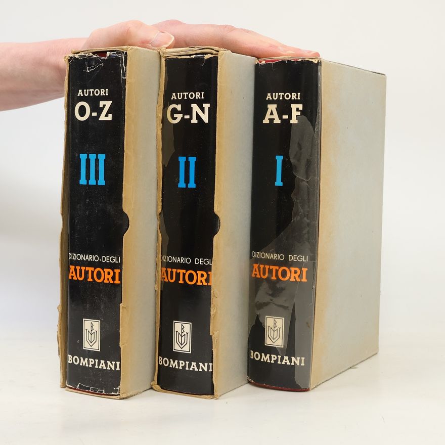 Collectif d'auteurs Dizionario degli Autori I-III