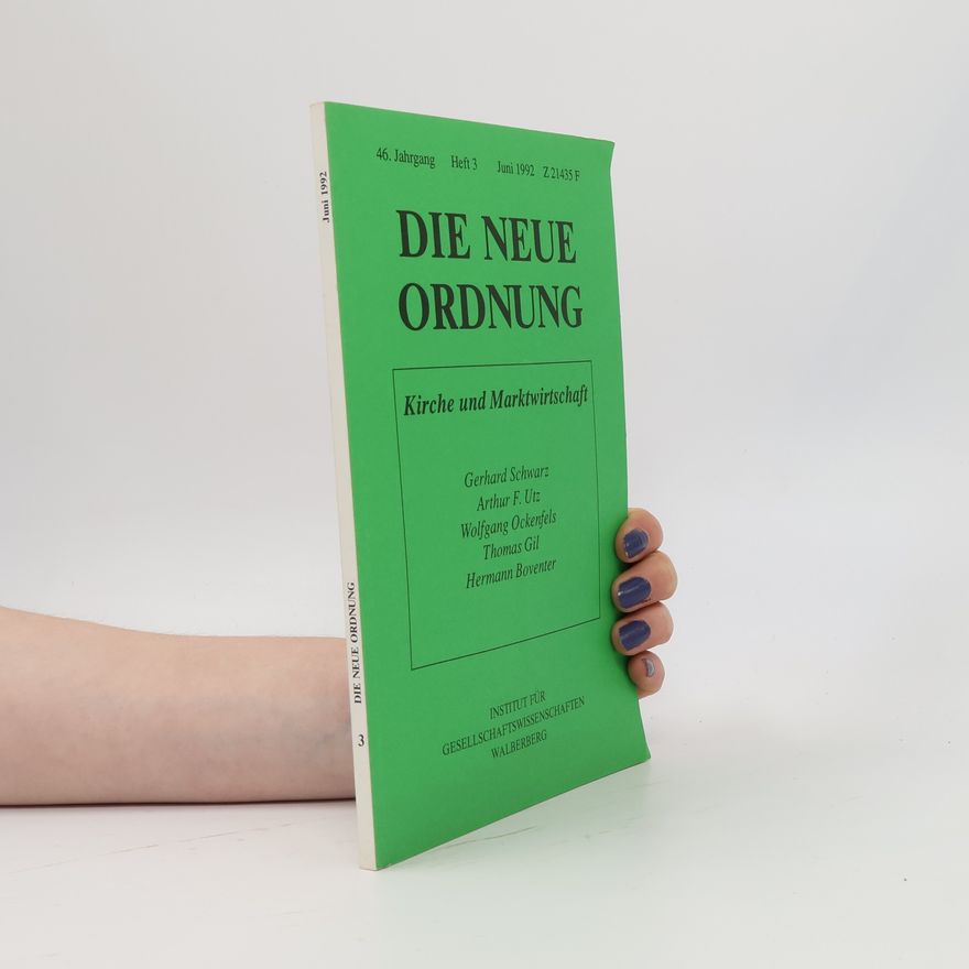 Various authors Die neue Ordnung 3/1992