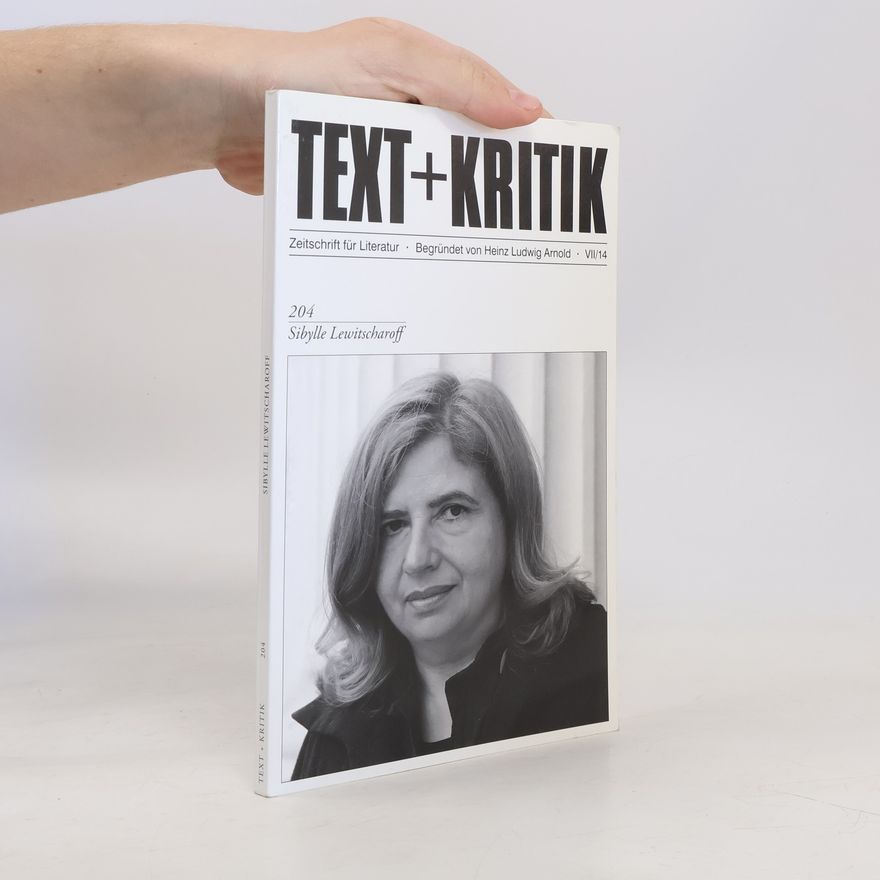 Carlos Spoerhase TEXT+KRITIK - 204: Sibylle Lewitscharoff