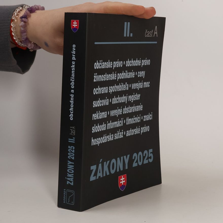 Various authors Zákony 2025 II. Čásť A