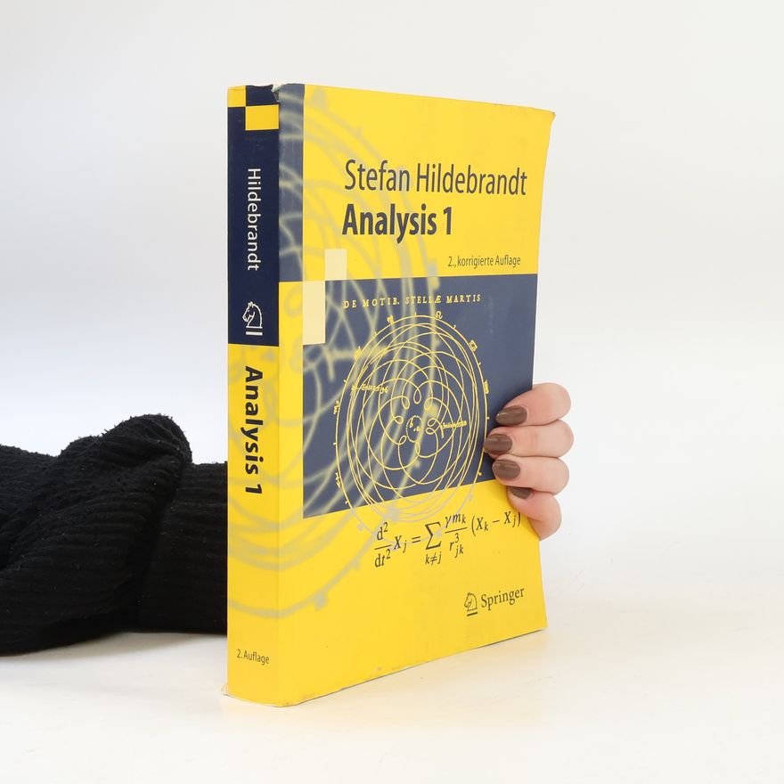 Stefan Hildebrandt Springer-Lehrbuch - 1: Analysis 1 - 2., korrigierte Auflage