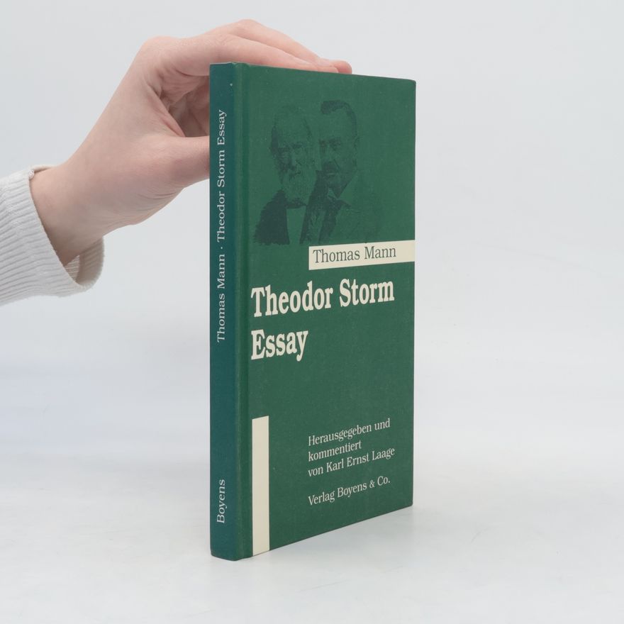Karl Ernst Laage Theodor-Storm-Essay