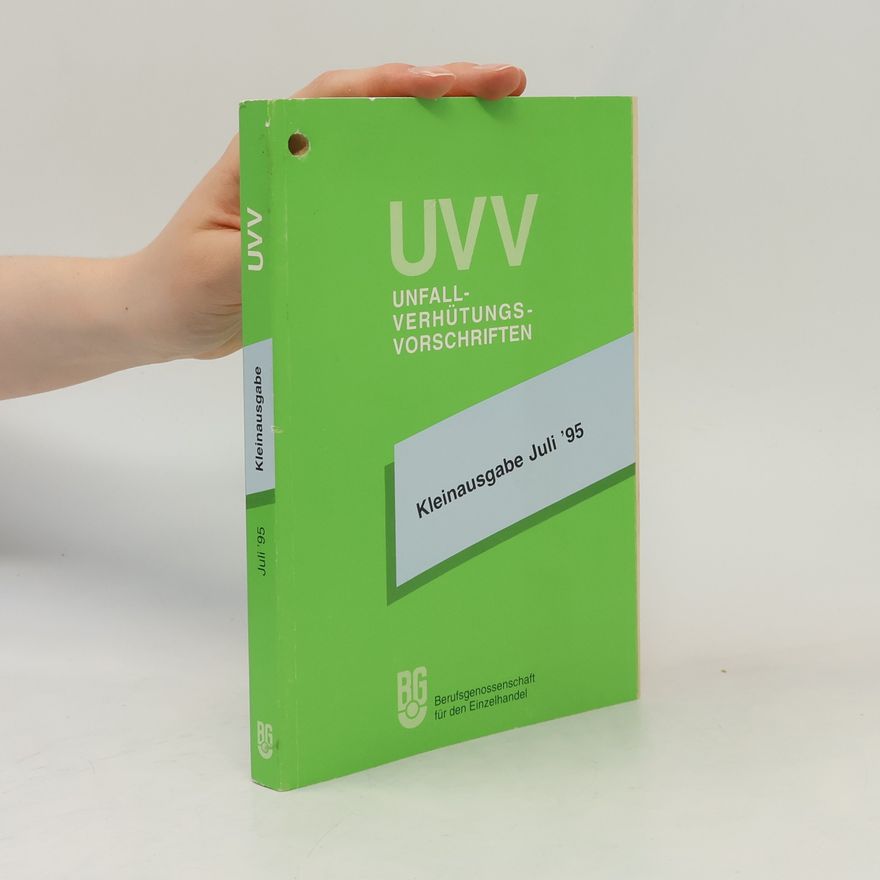 Collectif d'auteurs Unfallverhütungsvorschriften