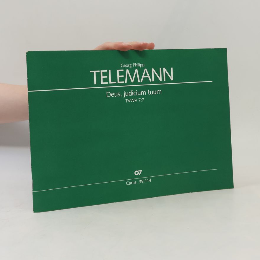 Georg Philipp Telemann Deus, judicium tuum TVWV 7:7