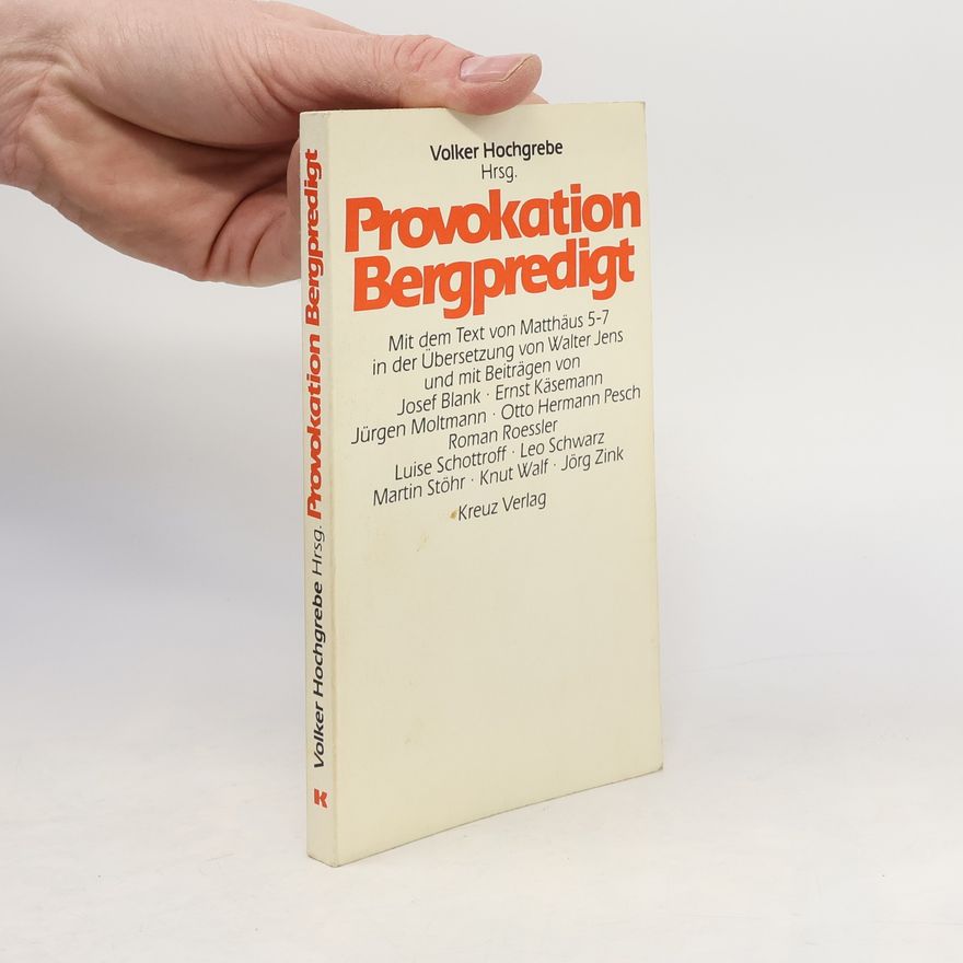 Roman Roessler Provokation Bergpredigt