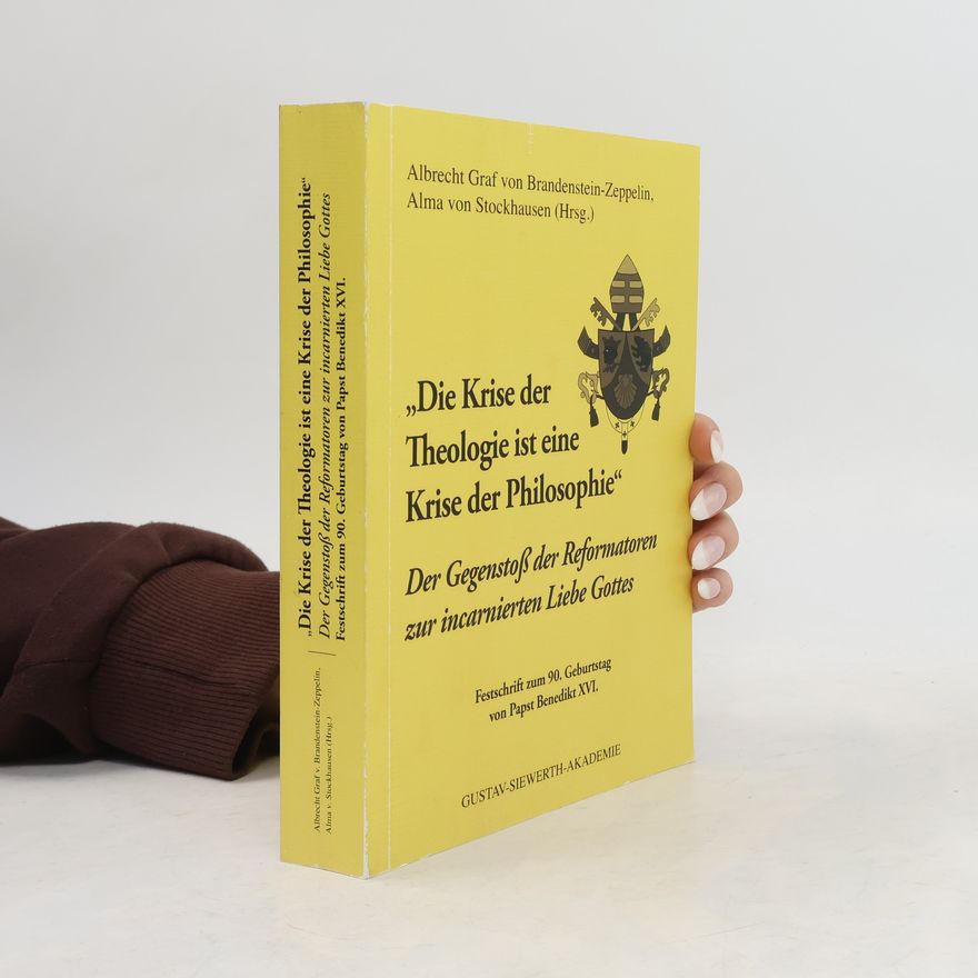 Albrecht Graf von Brandenstein-Zeppelin Die Krise der Theologie ist eine Krise der Philosophie