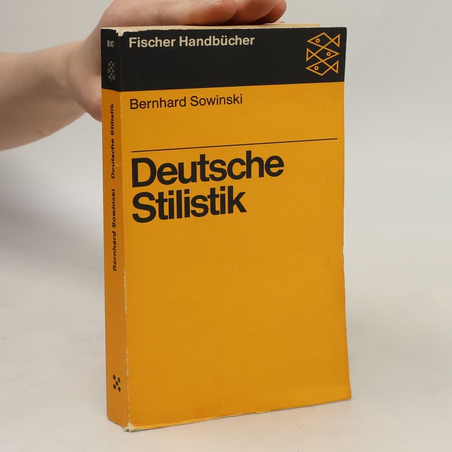 Bernhard Sowinski Deutsche Stilistik