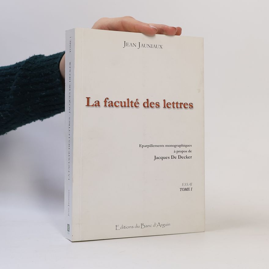 Jean Jauniaux La faculté des lettres