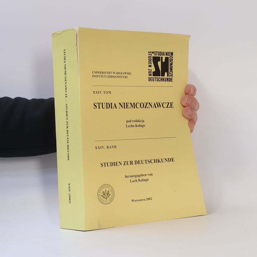 Autorenkollektiv Studia niemcoznawcze
