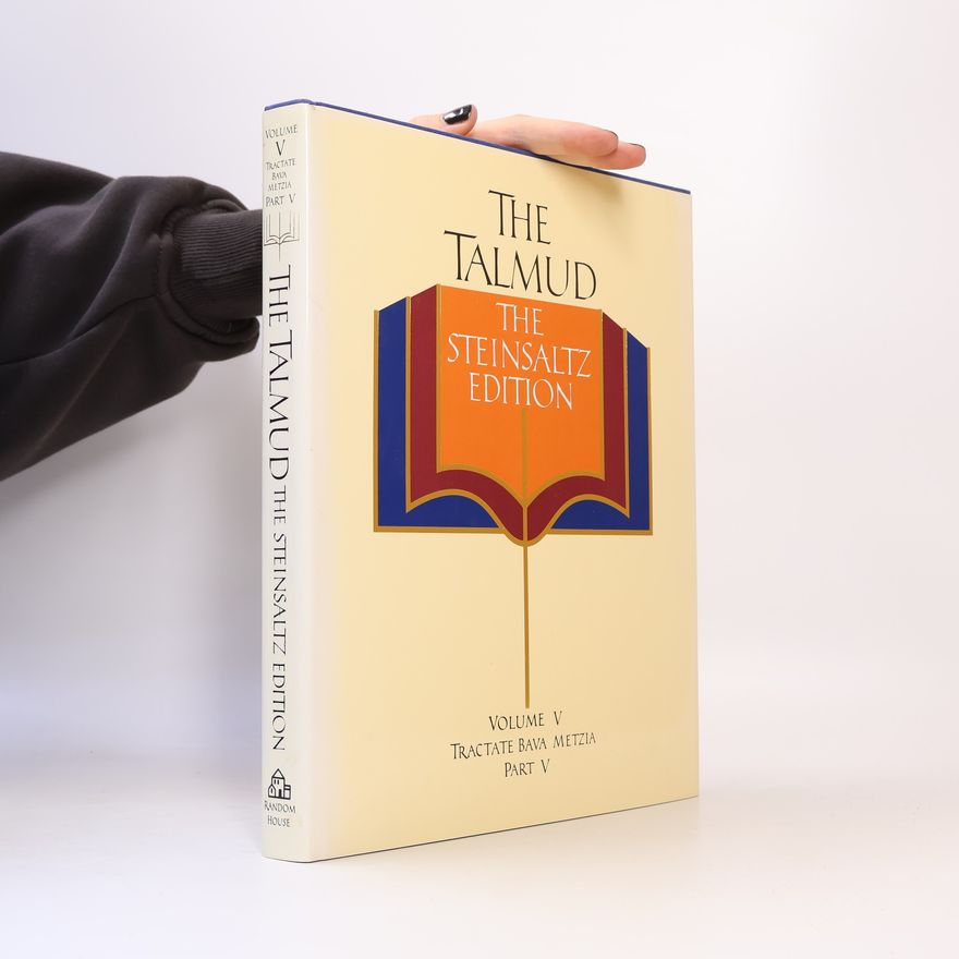 Adin Rabbi Steinsaltz The Steinsaltz Edition - 5: The Talmud