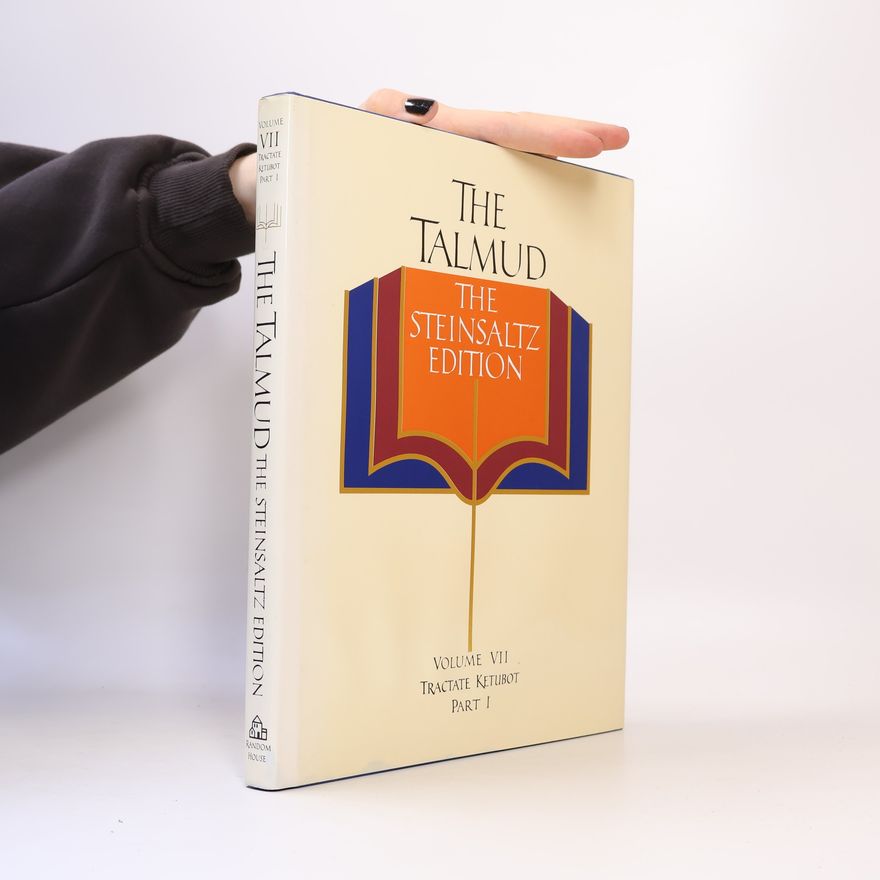 Adin Rabbi Steinsaltz The Steinsaltz Edition - 7: The Talmud