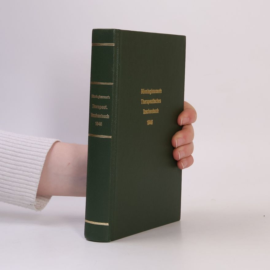 AA.VV. BönnInghausen's Therapeutisches Taschenbuch 1846