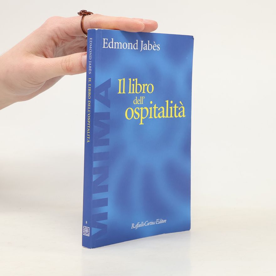 Edmond Jabhs Il libro dell'ospitalità