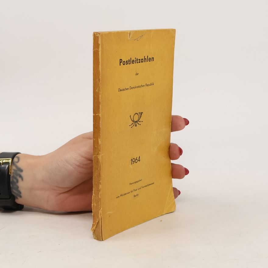 Various authors Postleitzahlen der Deutschen Demokratischen Republik