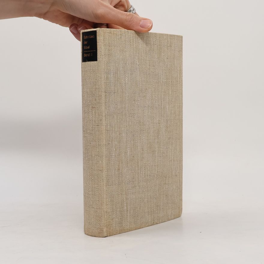 Autorenkollektiv Schriften der Bibel. Band II