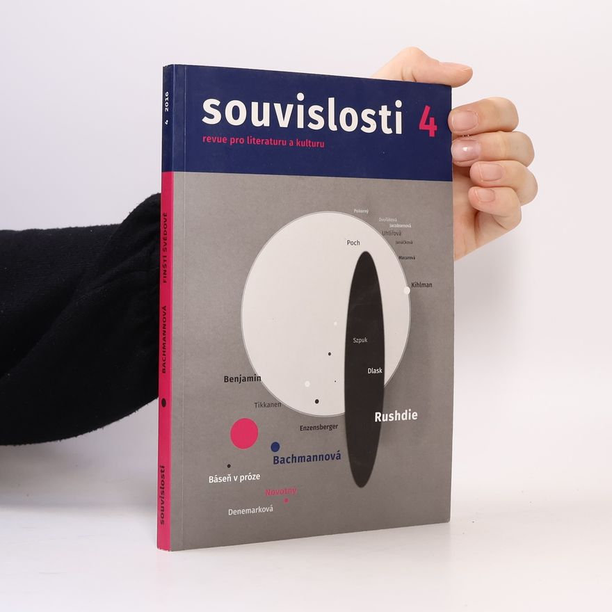 kolektiv Souvislosti 4. Revue pro literaturu a kulturu