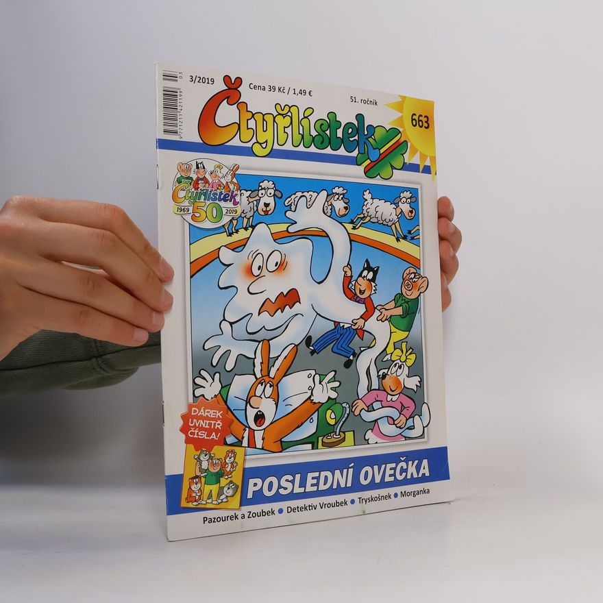 Jaroslav Němeček Čtyřlístek 3/2019 č. 663. Poslední ovečka