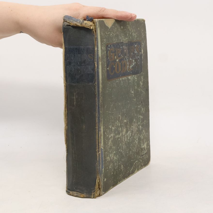 Collectif d'auteurs Gehes Codex der Bezeichnungen von Arzneimitteln, kosmetischen Präparaten und wichtigen technischen Produkten