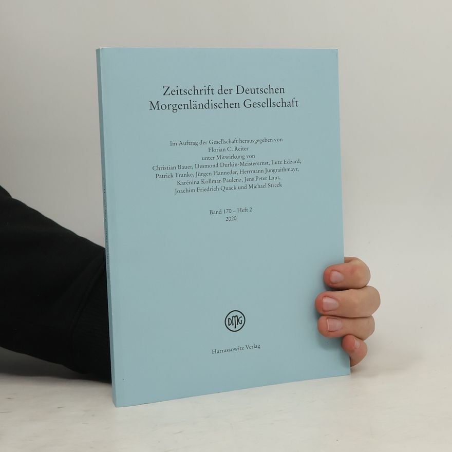 Autorenkollektiv Zeitschrift der Deutschen Morgenländischen Gesellschaft 170/2