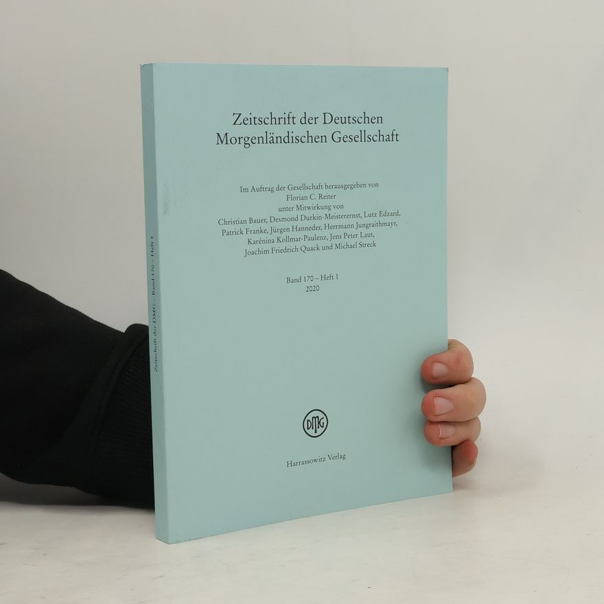 Autorenkollektiv Zeitschrift der Deutschen Morgenländischen Gesellschaft 170/1
