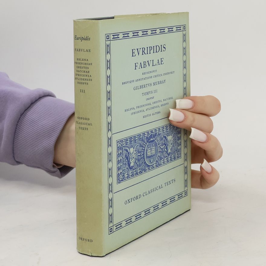 Euripides Euripidis Fabulae