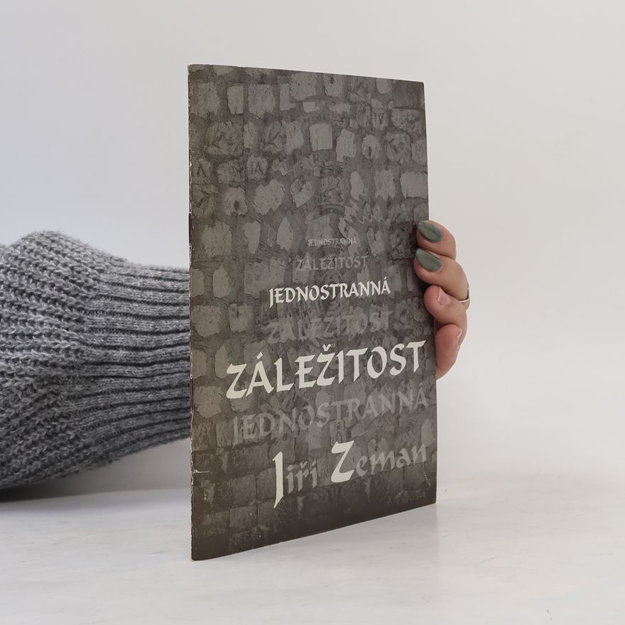 Jiří Zeman Jednostranná záležitost