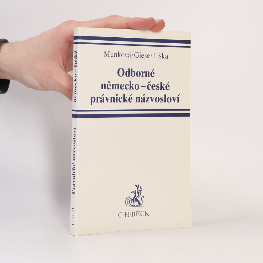 Ernst Giese Odborné německo-české právnické názvosloví