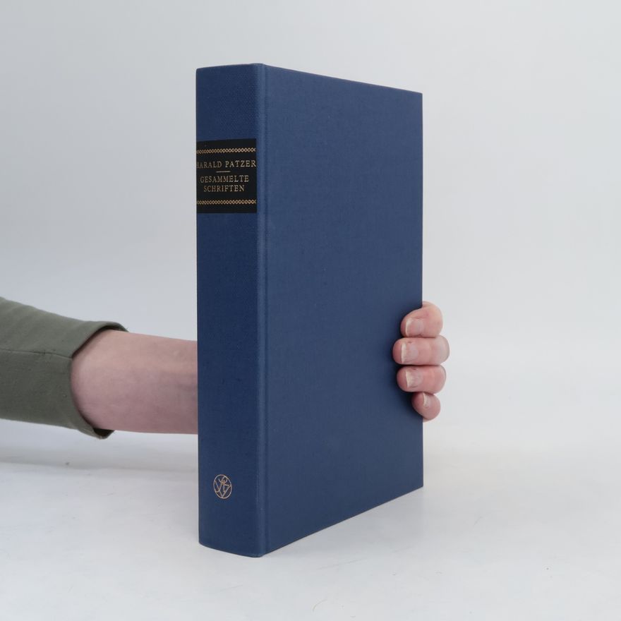 Harald Patzer Gesammelte Schriften