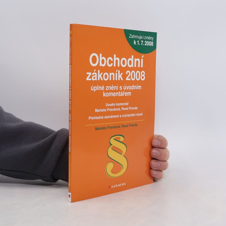 Pavel Pravda Obchodní zákoník 2008