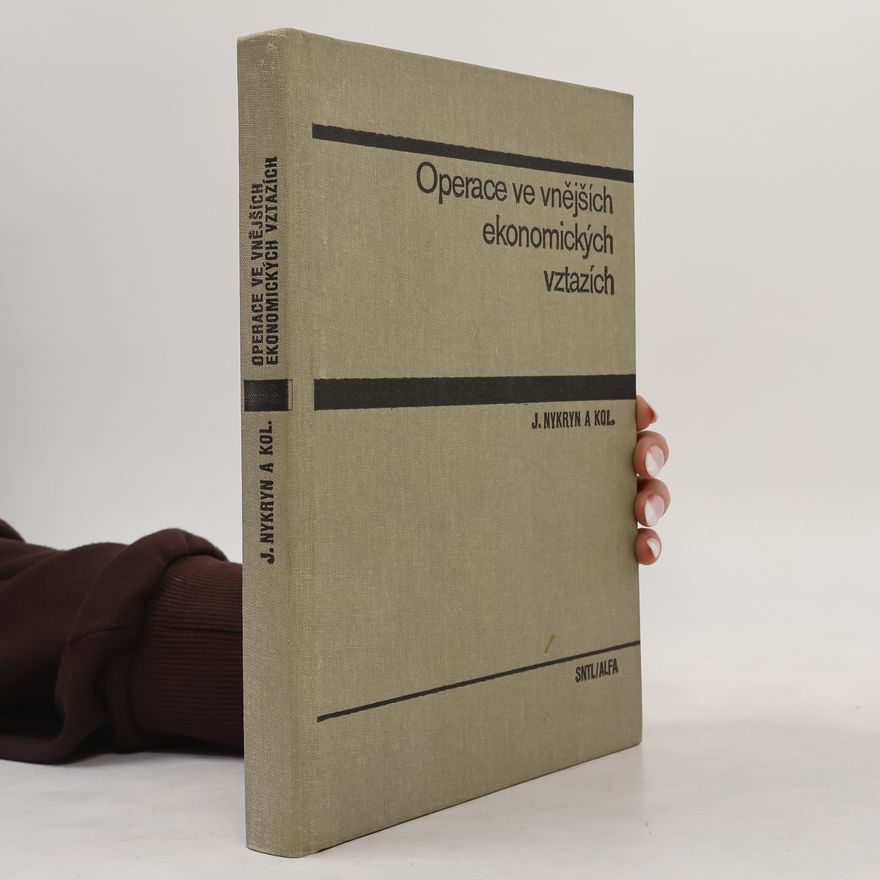 Nykryn Jaroslav Operace ve vnějších ekonomických vztazích
