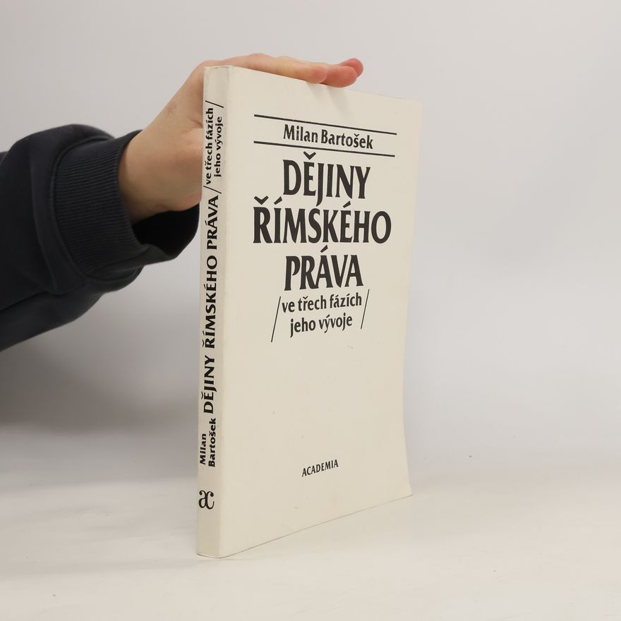 Milan Bartošek Dějiny římského práva