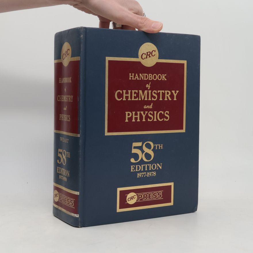 AA.VV. CRC Handbook of Chemistry and Physics.