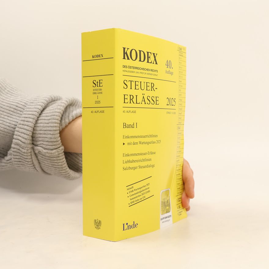 Werner Doralt KODEX Steuer-Erlässe 2025