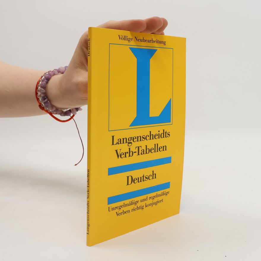 Autorenkollektiv Langenscheidt Verb-Tabellen Deutsch