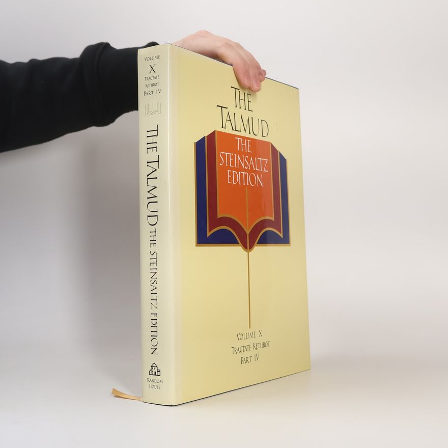Adin Rabbi Steinsaltz The Steinsaltz Edition - 10: The Talmud
