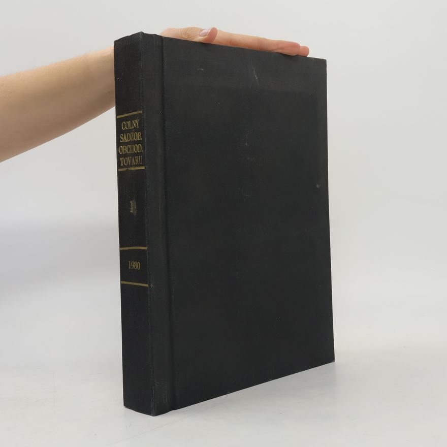 Collectif d'auteurs Colný sadzobník obchodného tovaru I.