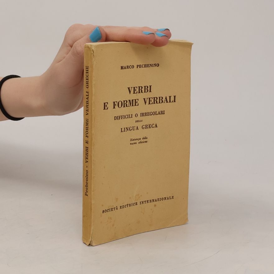 Marco Pechenino Verbi e forme verbali