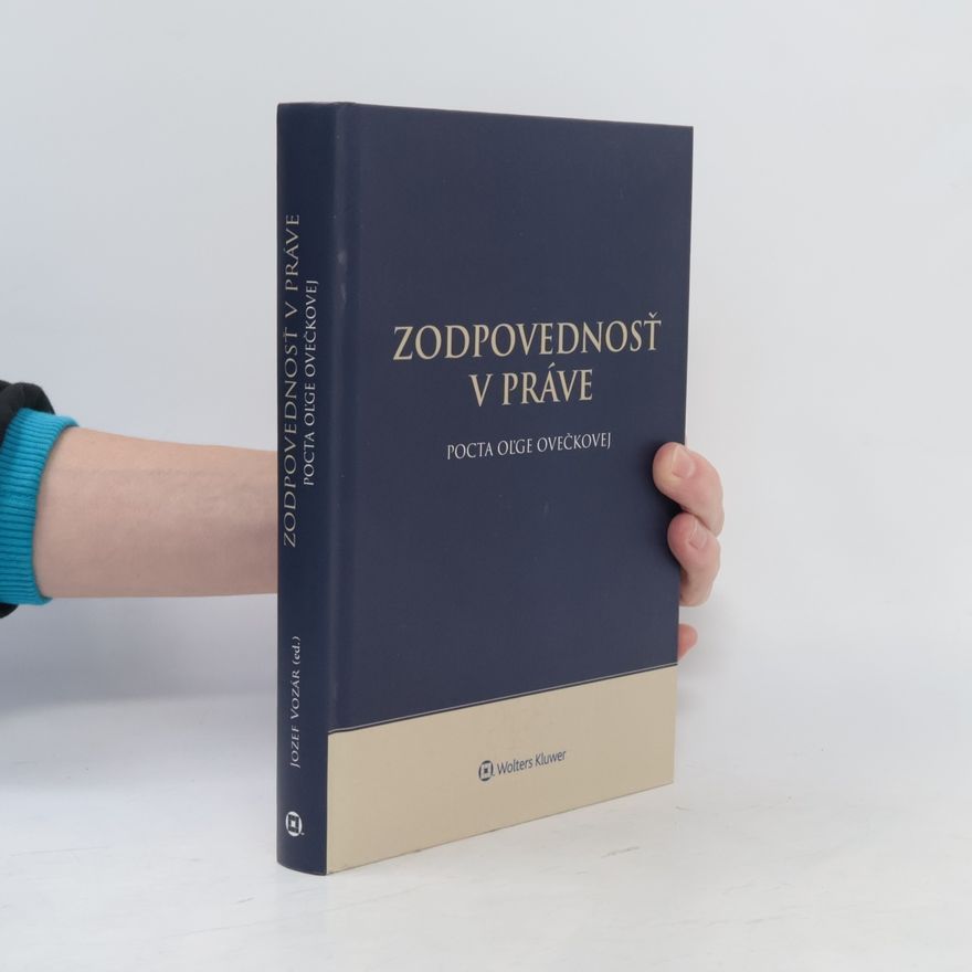 Jozef Vozár Zodpovednosť v práve