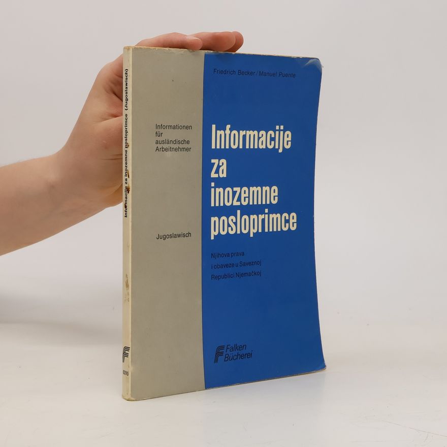 José Manuel Puente Fernández Informativna knjiga za inozemne posloprimce