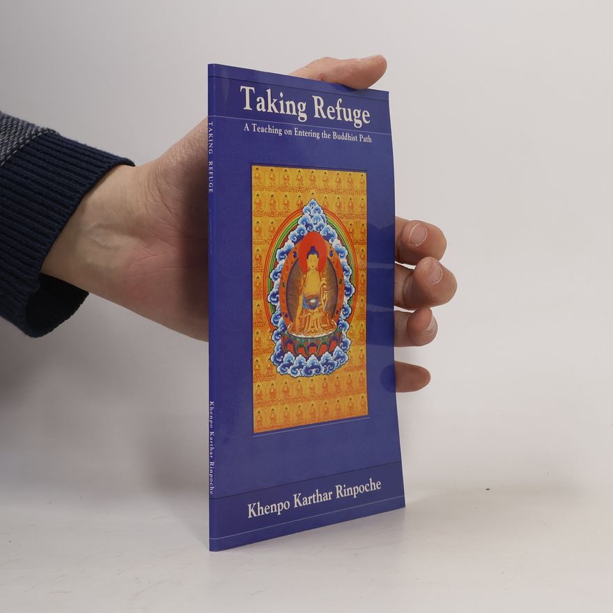 Rinpočhe Khenpo Karthar Taking Refuge