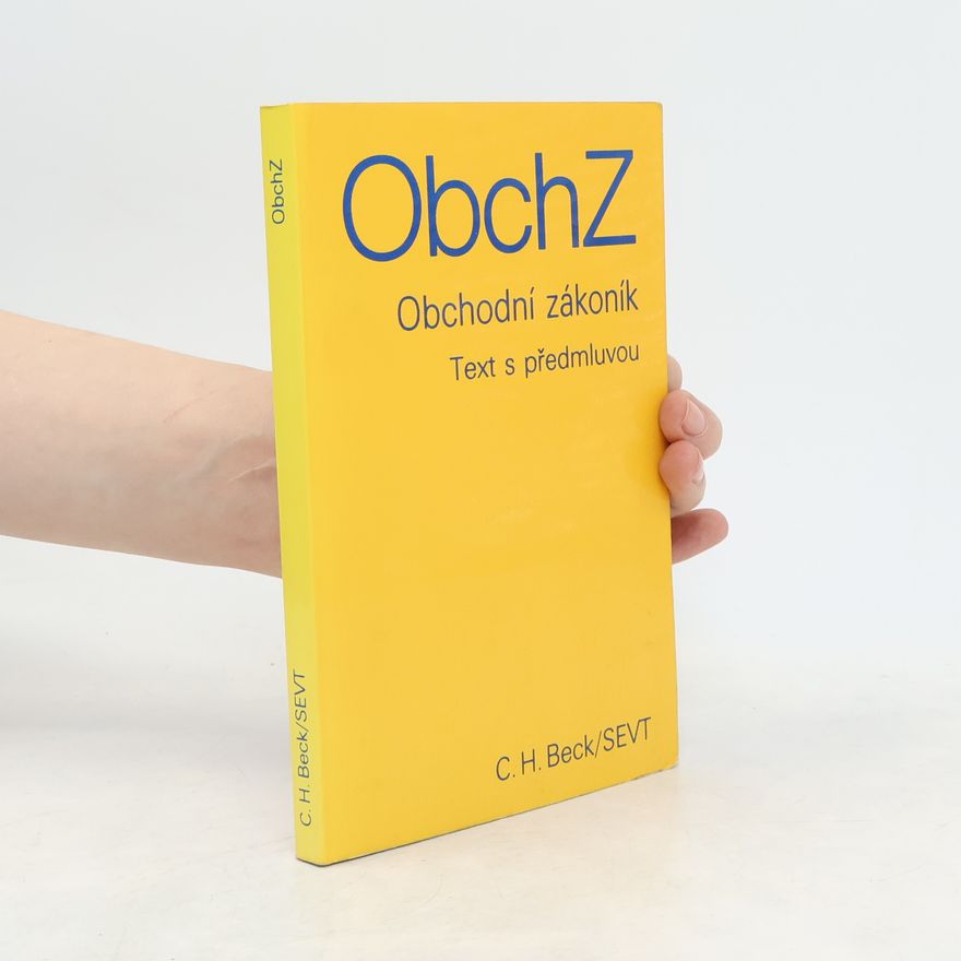 Autorenkollektiv ObchZ. Obchodní zákoník