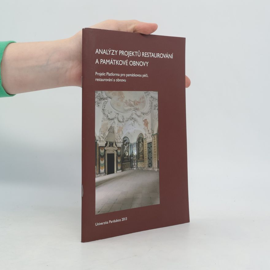 Petr Horák Analýzy projektů restaurování a památkové obnovy