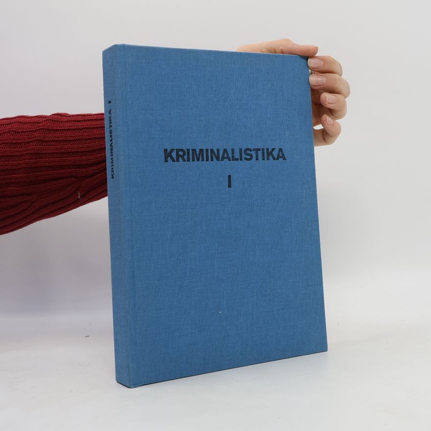 Ján Pješčak Kriminalistika I.
