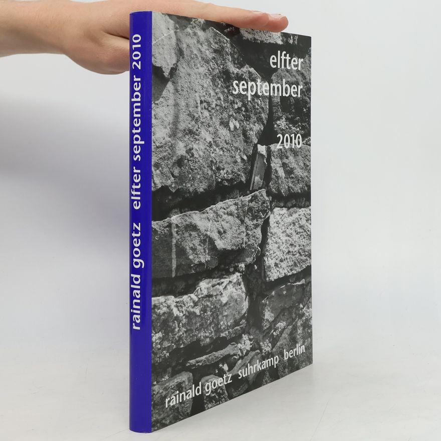 Rainald Goetz Elfter September 2010. Bilder eines Jahrzehnts