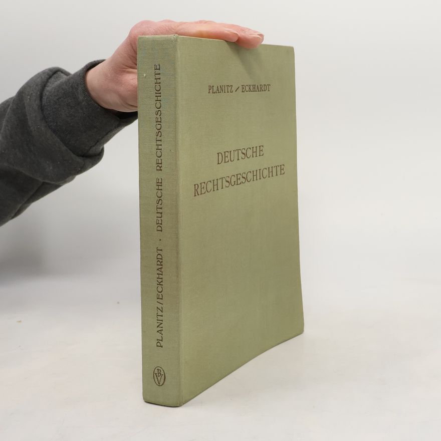 Hans Planitz Deutsche Rechtsgeschichte