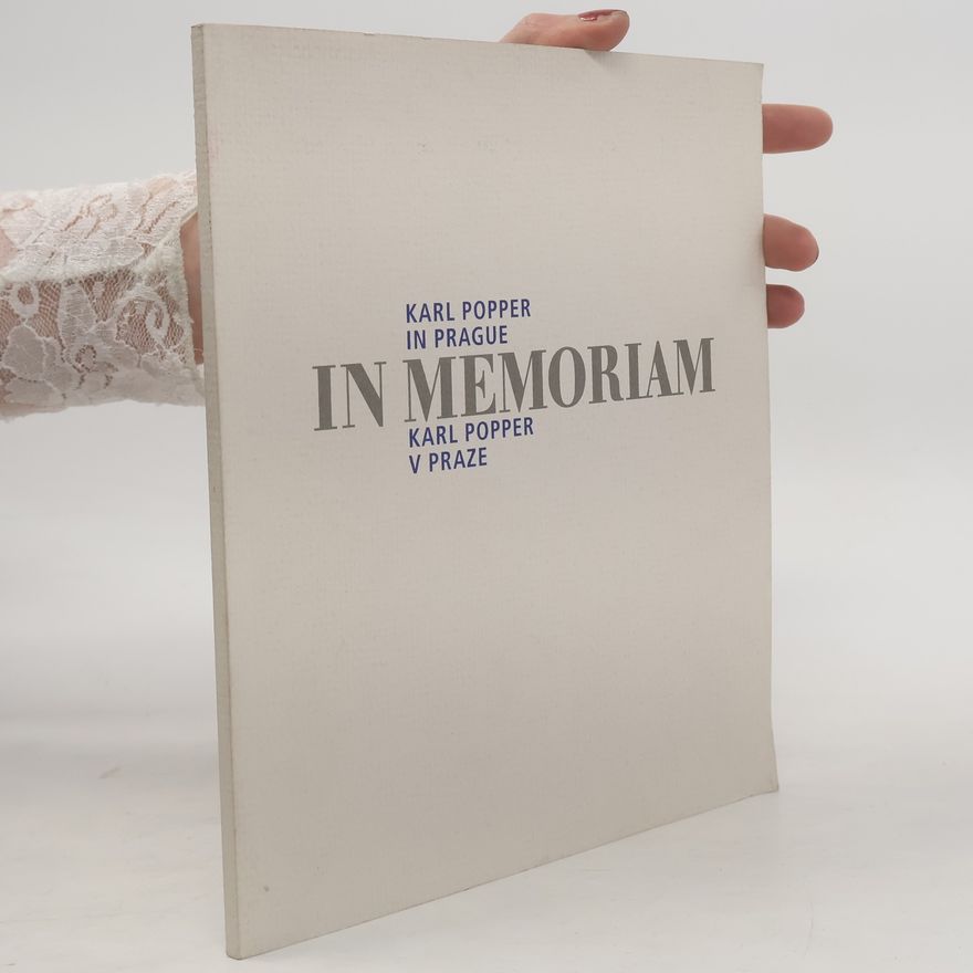 Collectif d'auteurs In Memoriam - Karl Popper in Prague/Karl Popper v Praze