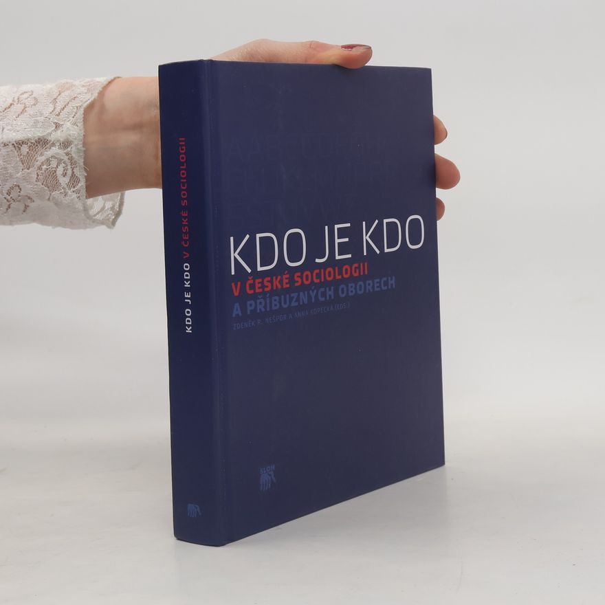 Zdeněk Nešpor Kdo je kdo v české sociologii a příbuzných oborech