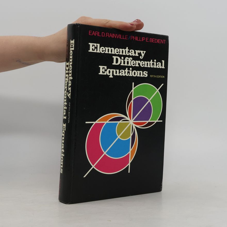 Phillip Edward Bedient Elementary Differential Equations