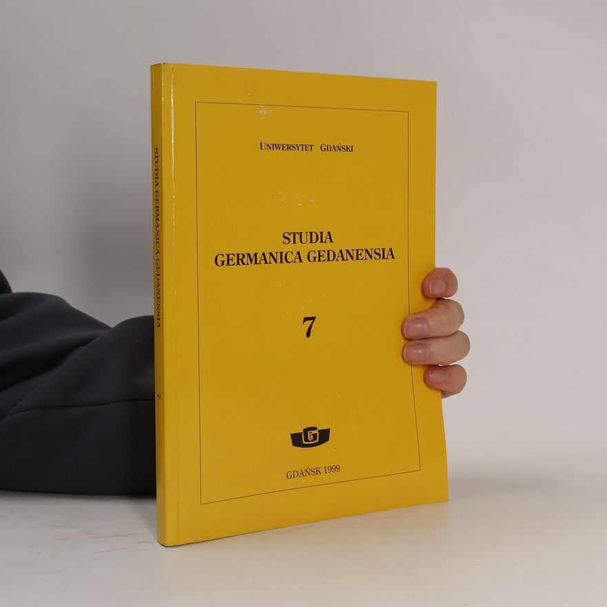Various authors Studia Germanica Gedanensia 7