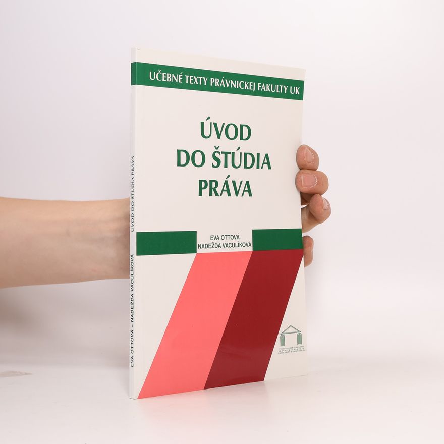 Nadežda Vaculíková Úvod do štúdia práva